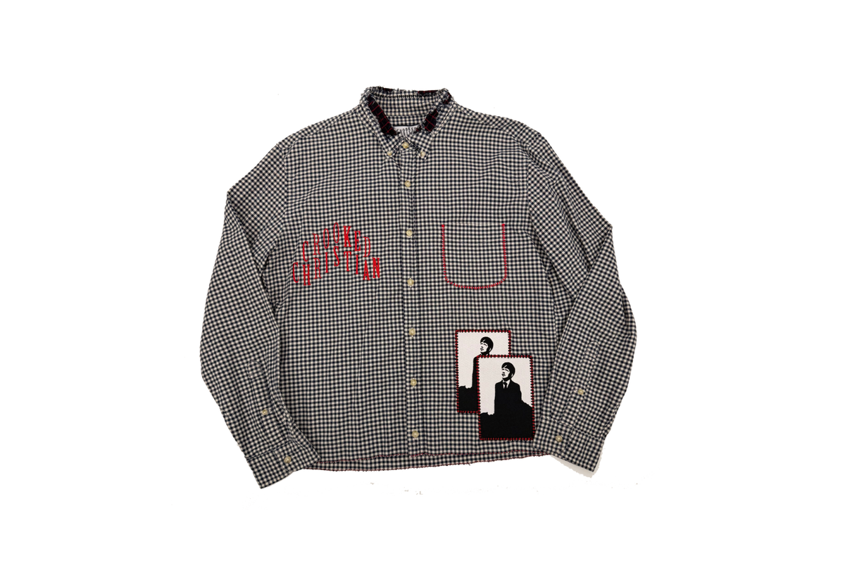 “Drop Out” Button Up