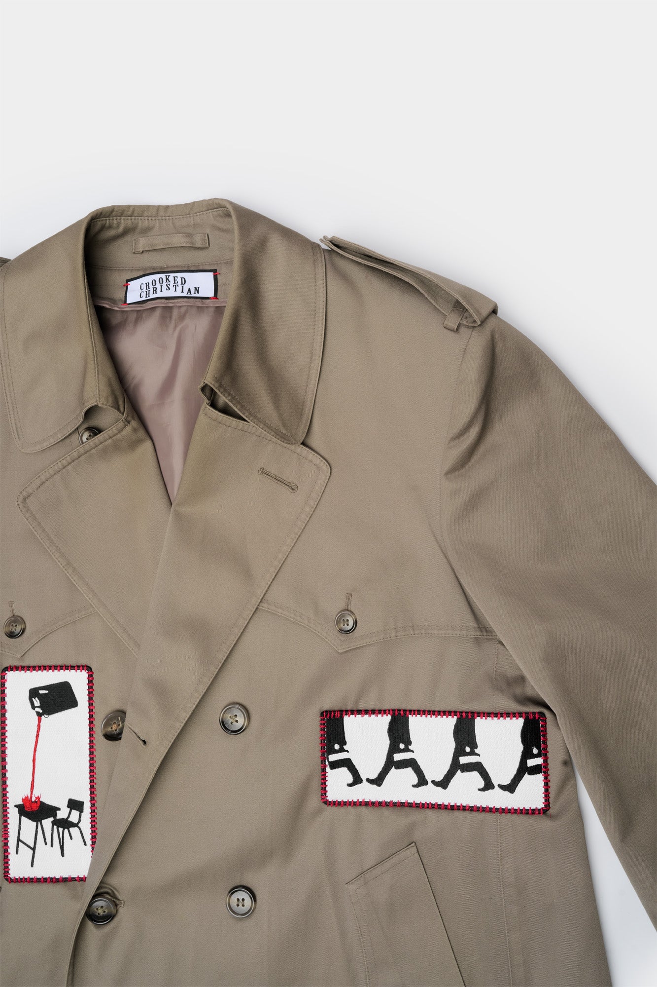 Upcycled Trench Coat