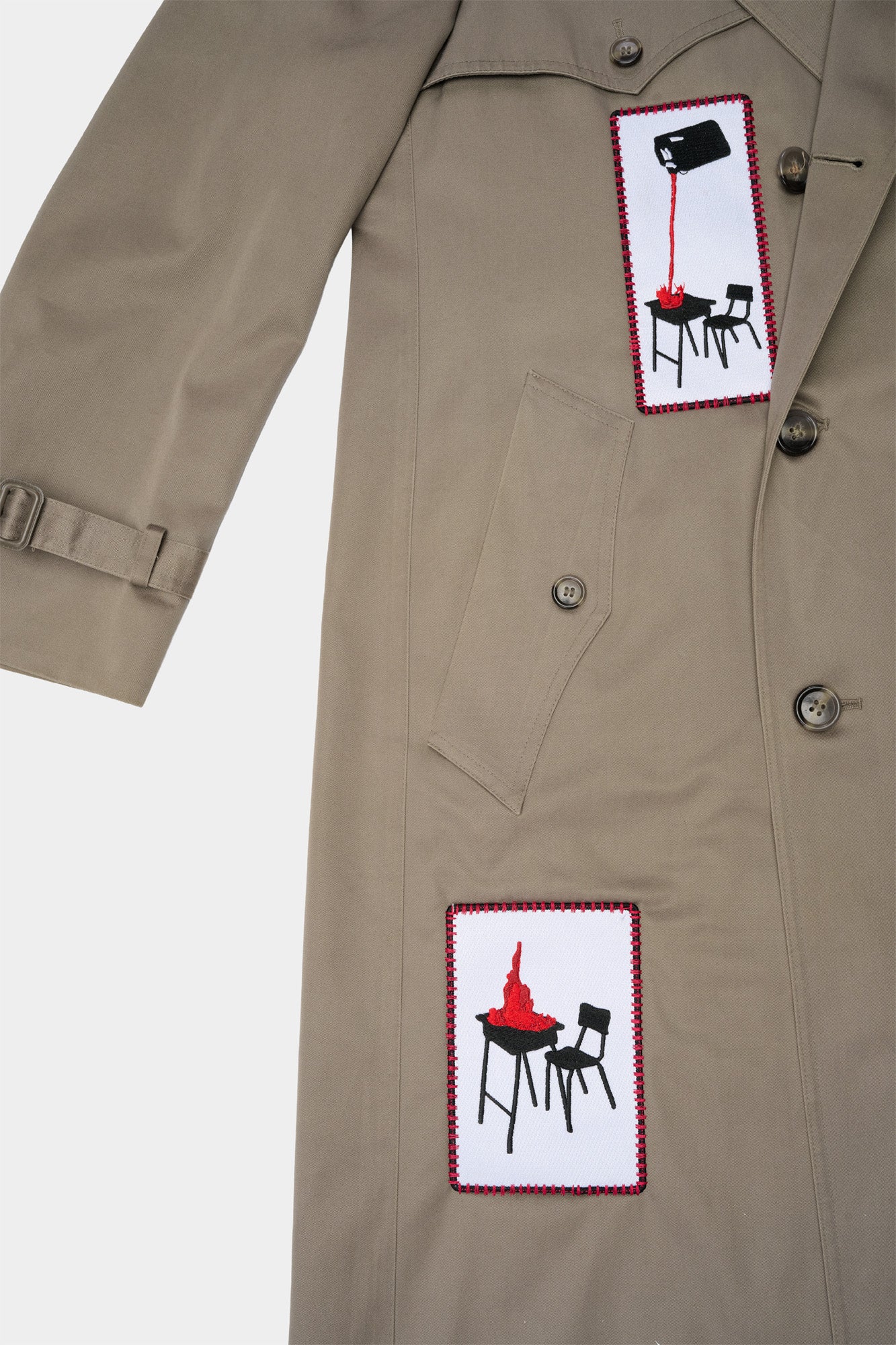Upcycled Trench Coat