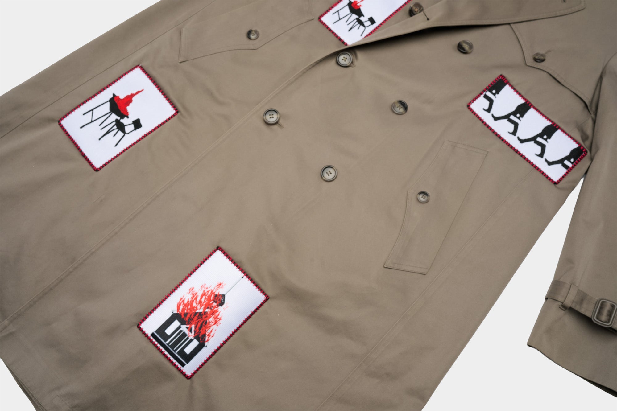 Upcycled Trench Coat
