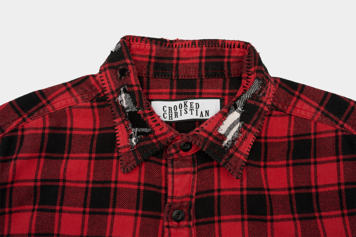 “Crashed Out” Flannel