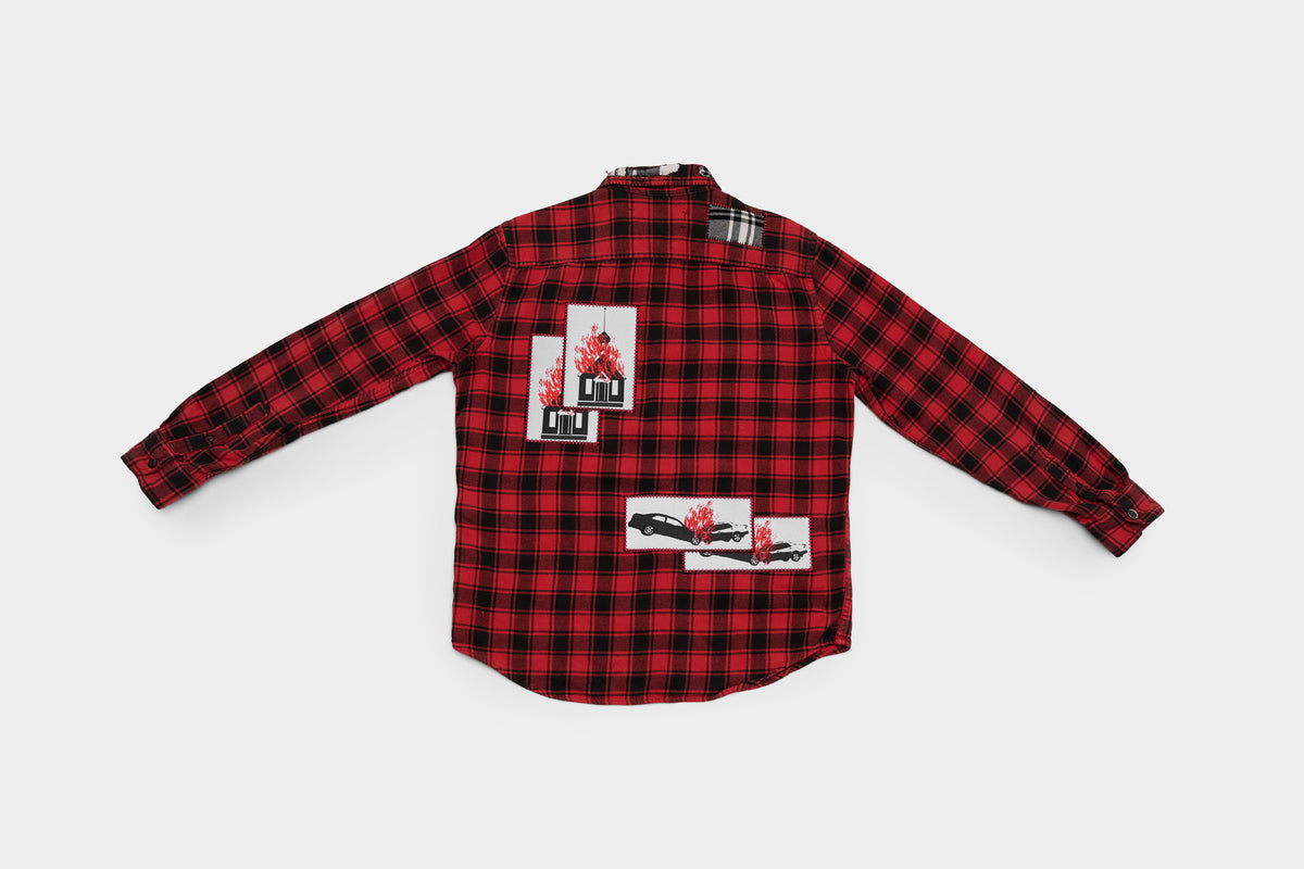 “Crashed Out” Flannel